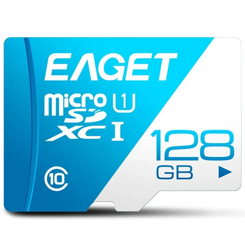 EAGET Micro SD Card 128GB/64GB – High-Speed TF Card Class 10