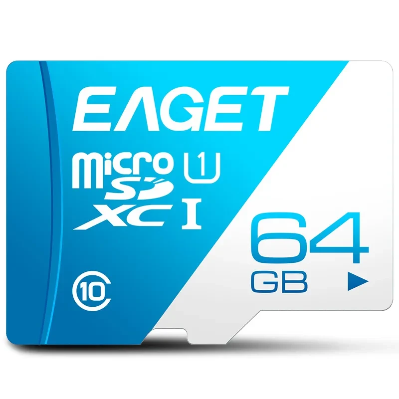 EAGET Micro SD Card 128GB/64GB – High-Speed TF Card Class 10