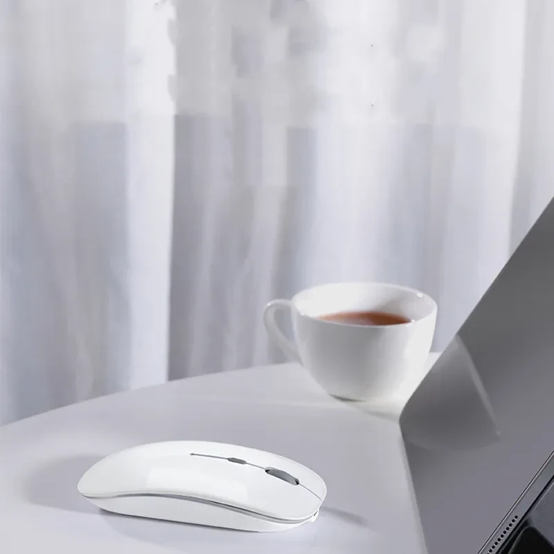 Bluetooth Wireless Mouse – Rechargeable & Compatible with Apple/iPad
