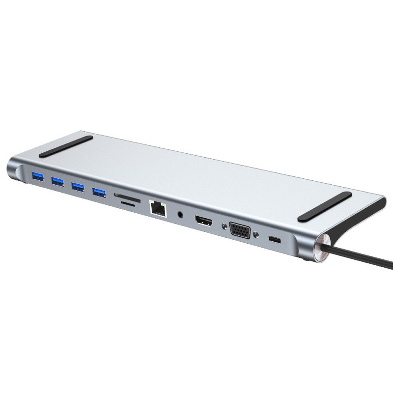 11-in-1 USB-C Docking Station – MacBook Laptop Hub with Gigabit Port
