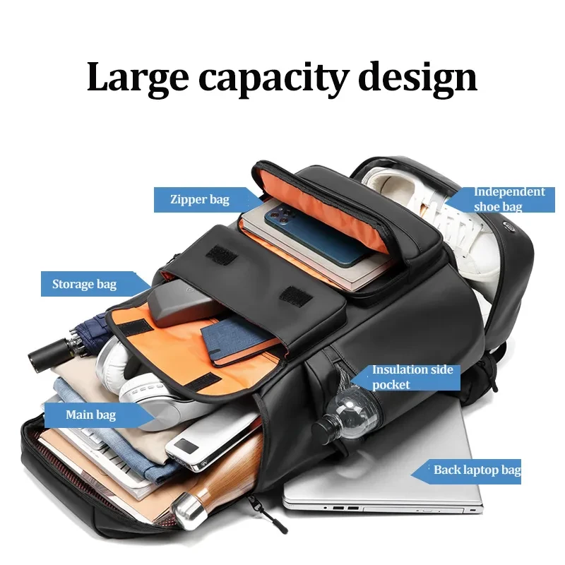 Mens Large Waterproof Shoulder Bag – Outdoor Travel & Business