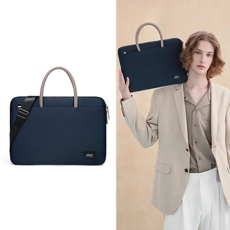 Slim Business Laptop Handbag – 15.6" Nylon Case with Handle