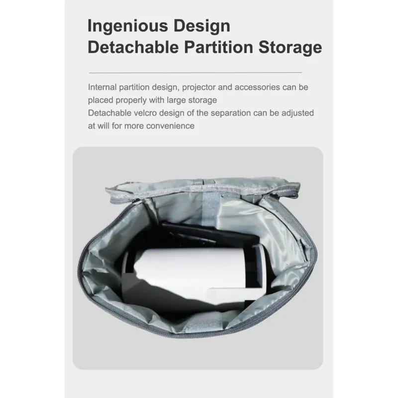 Portable Projector Storage Bag – Waterproof, Shockproof & Stylish