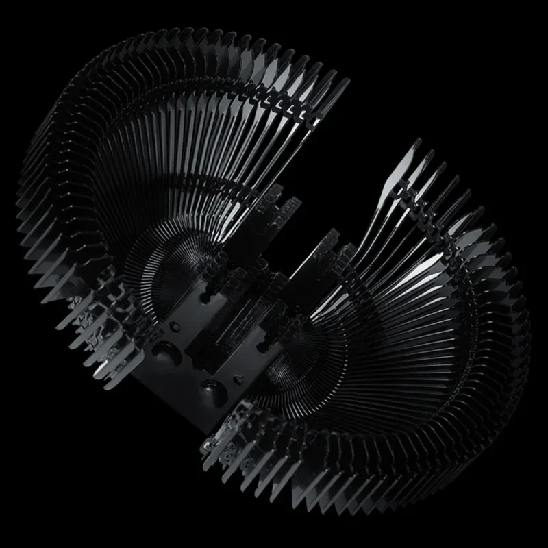 Silent RGB CPU Cooler Fan – Air Cooler for Intel 115X & AMD Sockets
