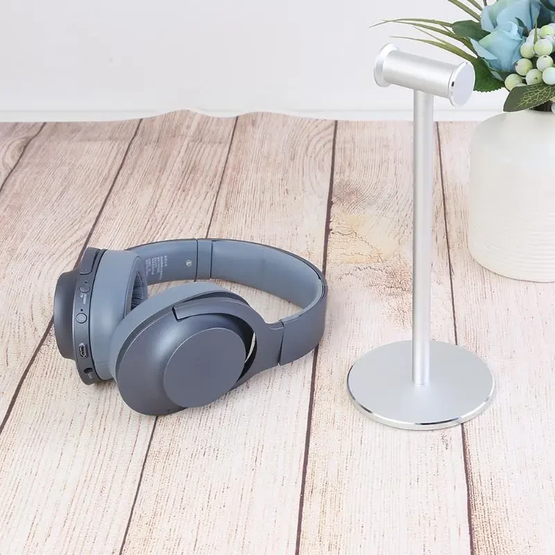 Aluminum Alloy Headphone Stand – Sleek Desk Bracket for Headsets