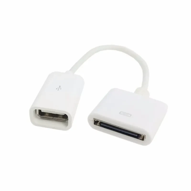 30-Pin to USB Female Adapter Cable β Data Transfer for iPad iPhone