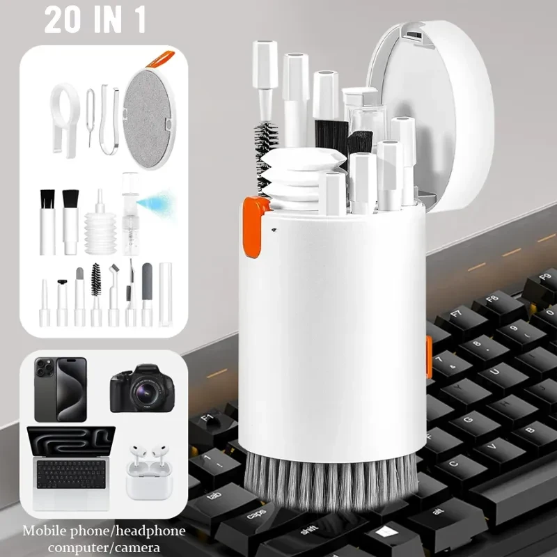20-in-1 Electronic Cleaner Kit – Screen, Keyboard, Earbuds, & Devices