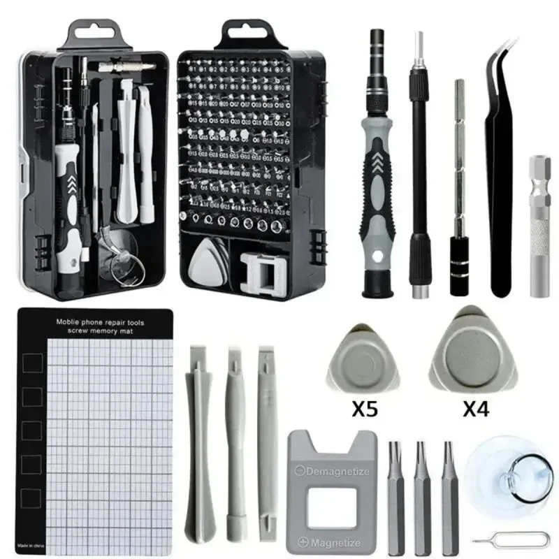 115-in-1 Precision Magnetic Screwdriver Set for Phone, Laptop, Watch