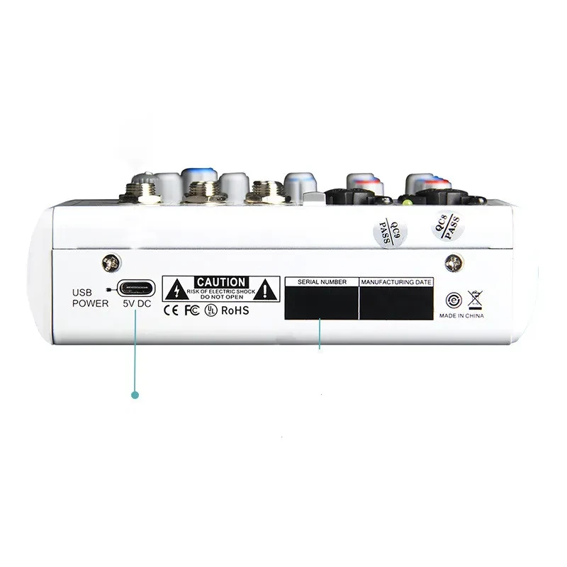 Mancheze4 Mini 4-Channel USB Mixer