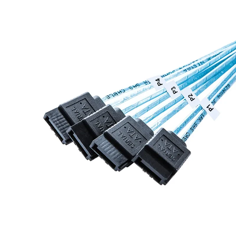SAS SSD Data Cable – Straight Head Coaxial Server Hard Disk Line