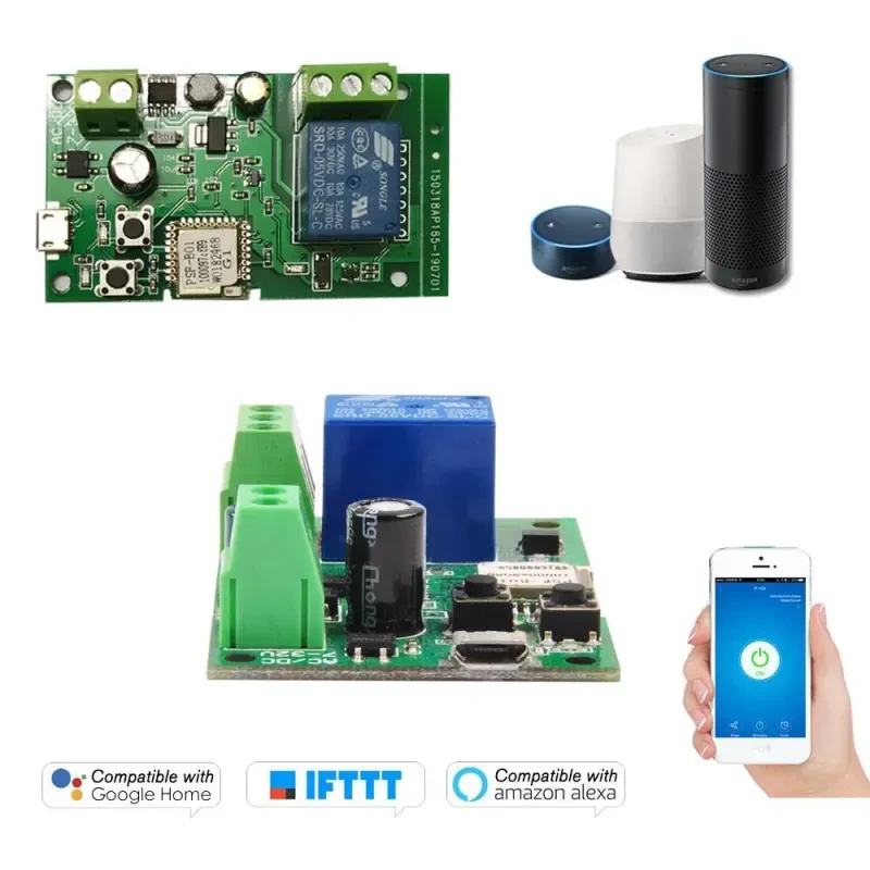 USB WiFi Relay Board – Smart Remote 1CH Switch 7–32V