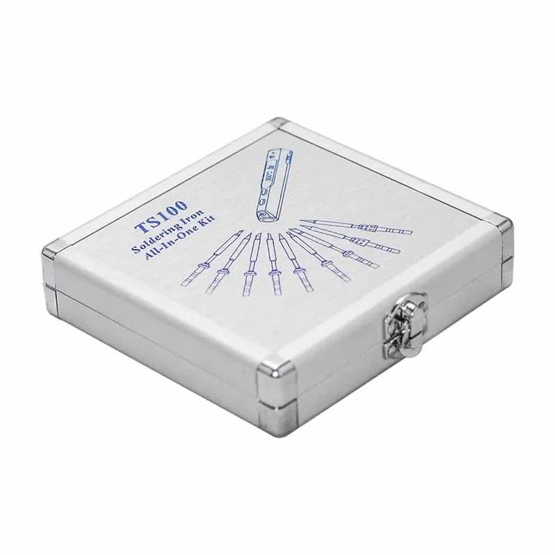 Aluminum Soldering Iron Storage Box – Portable & Durable Case