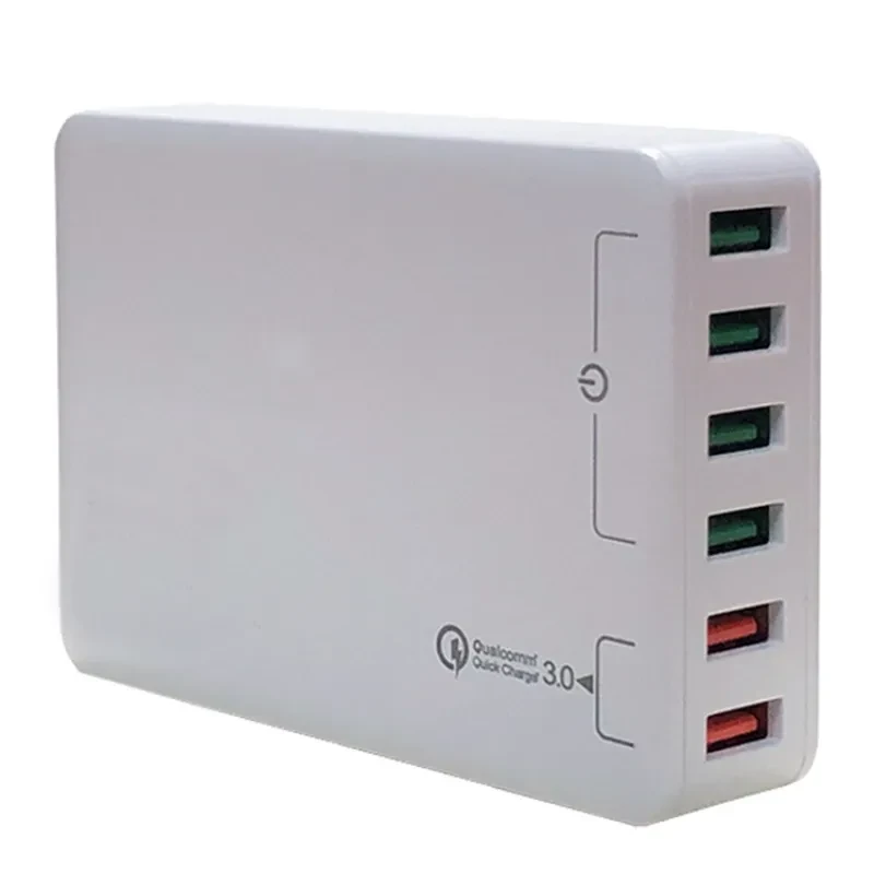 60W Desktop USB Fast Charger – 9V/2A Mobile Charging Station