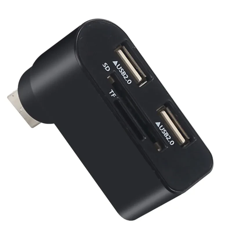Rotating USB 2.0 Hub with Card Reader