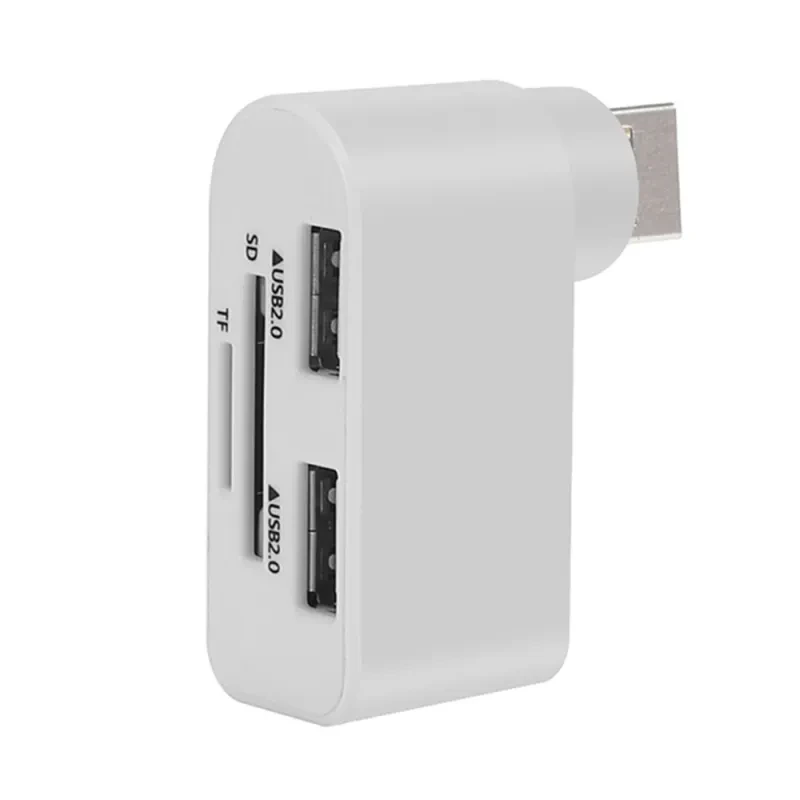 Rotating USB 2.0 Hub with Card Reader