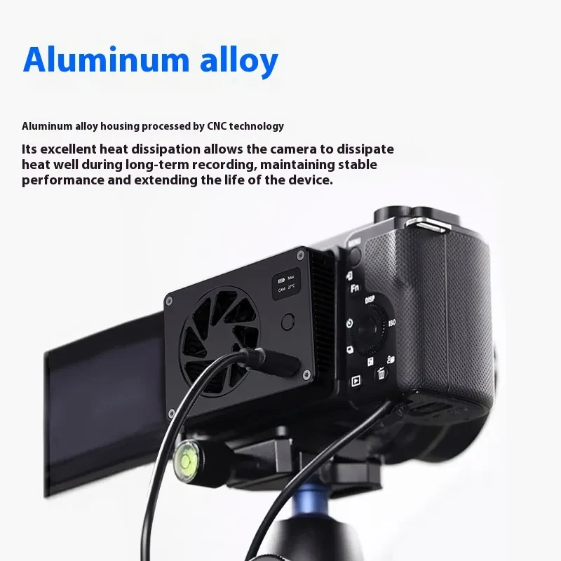 Smart Silent Cooling Fan – Aluminum Multi-Radiator for Devices