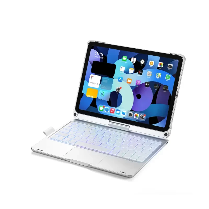 360° Rotating Bluetooth Keyboard for iPad Air/Pro with Touchpad