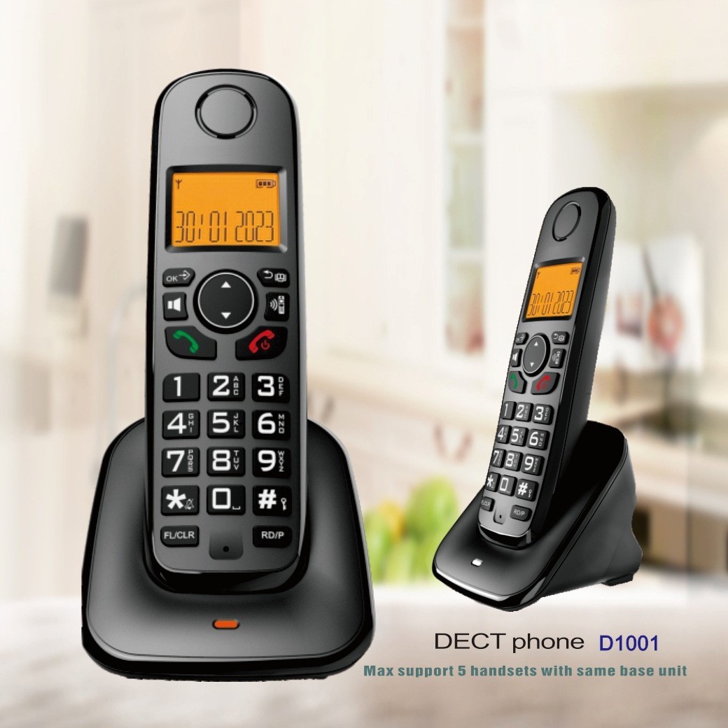 Wireless DECT Office Phone – Loud, Eco-Friendly & Wall-Mountable