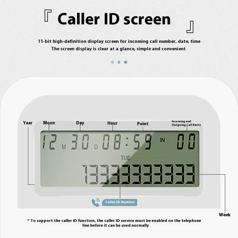 Wireless DECT Office Phone – Loud, Eco-Friendly & Wall-Mountable