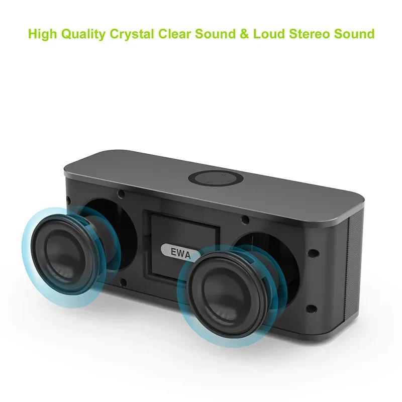 High Bass Bluetooth Speaker β Stereo Sound with Subwoofer
