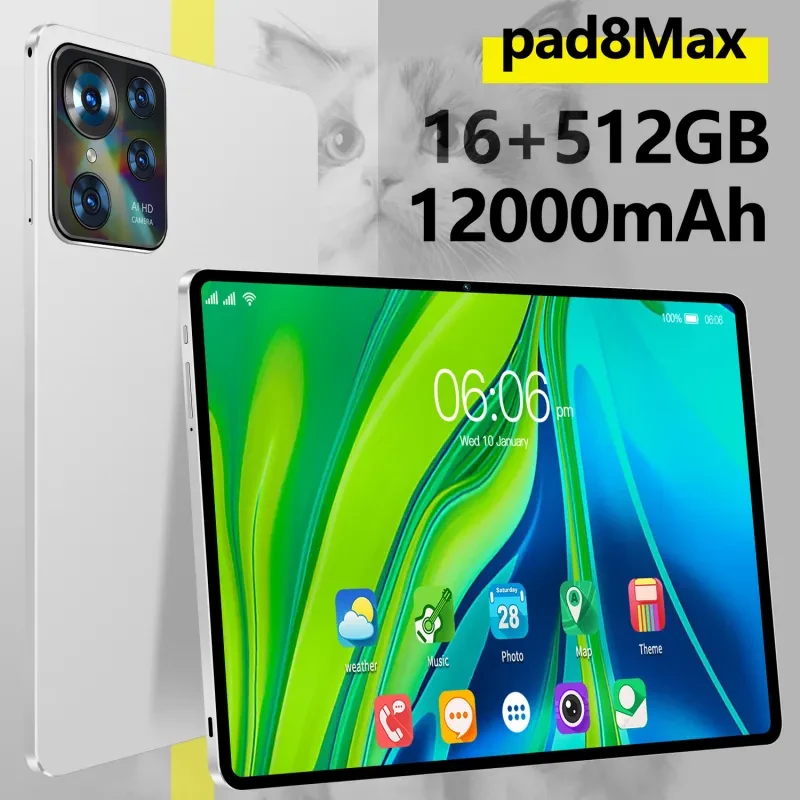 2025 Smart 10 inch Tablet PC with Google & Call Feature