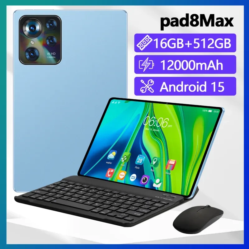 2025 Smart 10 inch Tablet PC with Google & Call Feature