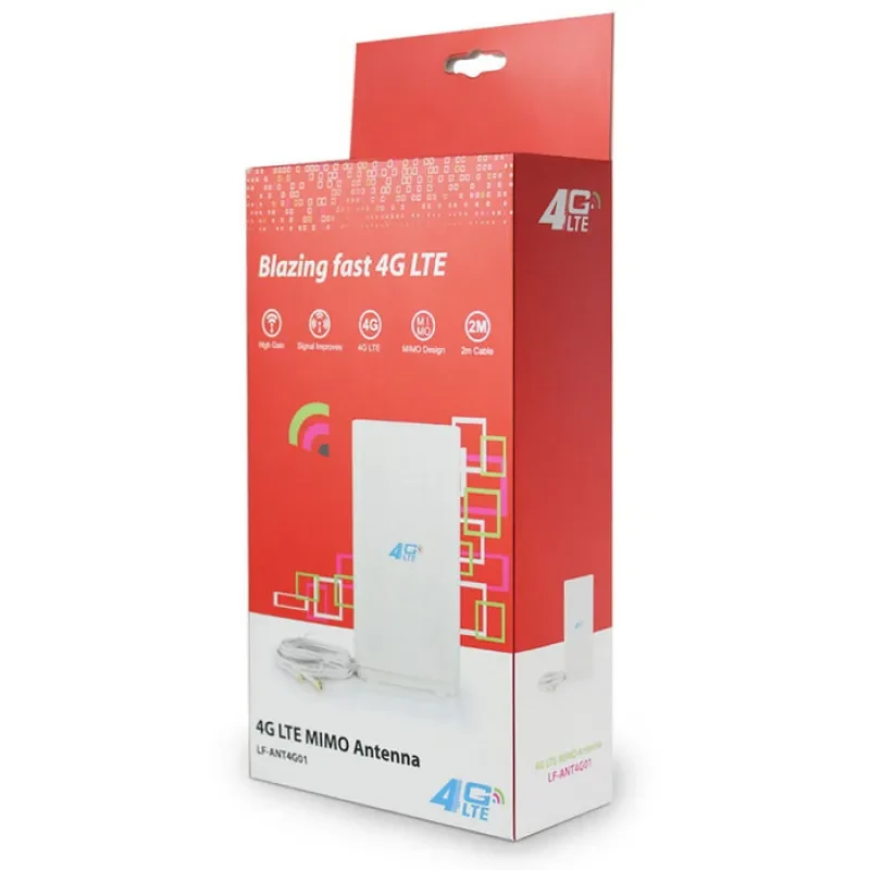 Tutoy 88dBi 4G LTE MIMO Antenna – Indoor SMA Signal Booster 2M