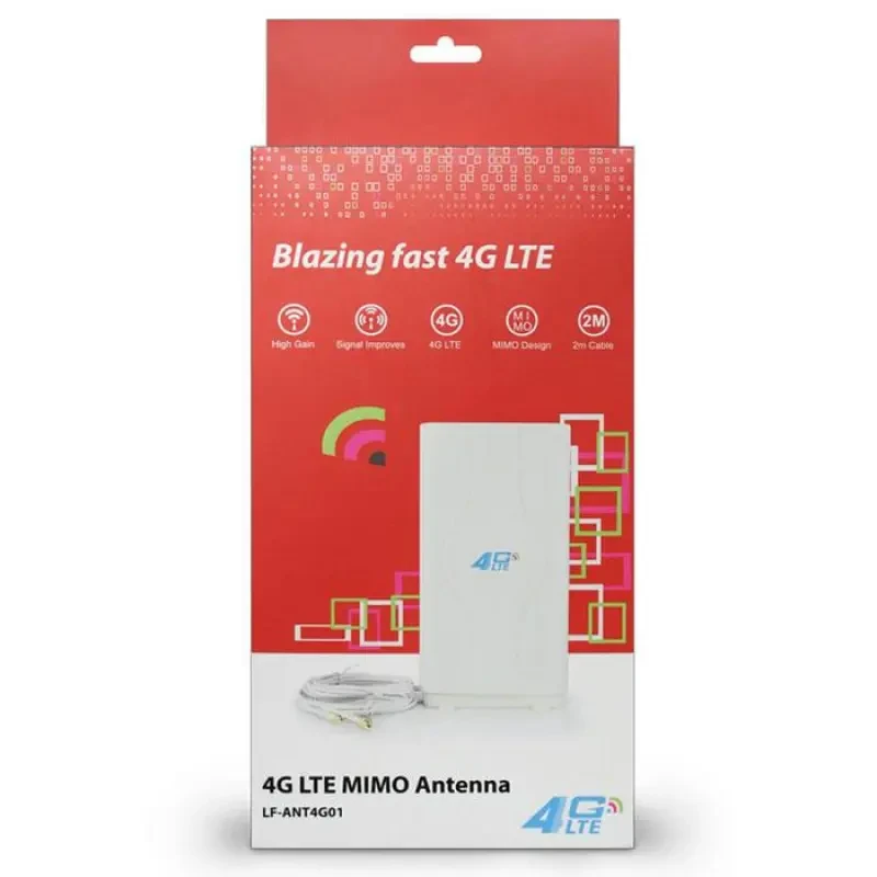 Tutoy 88dBi 4G LTE MIMO Antenna – Indoor SMA Signal Booster 2M
