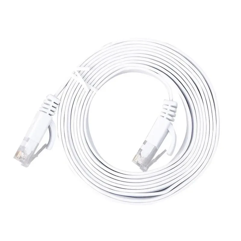 Flat Ethernet Cable for Router – Pure Copper LAN Cable RJ45