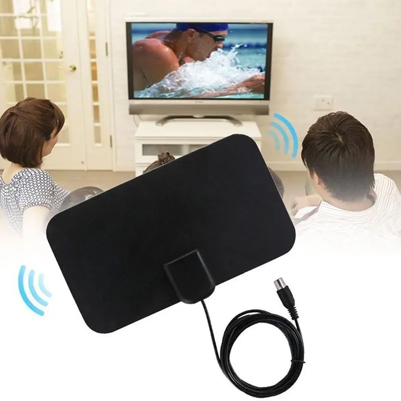 Digital HD Indoor TV Antenna – 1080p 980 Mile Range with Amplifier