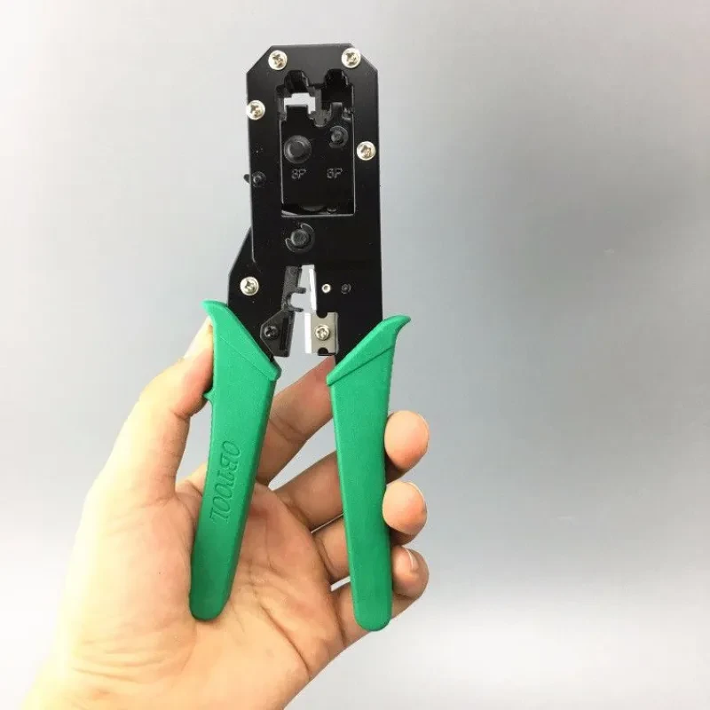 Dual-Purpose Network Cable Crimping Tool – RJ45 RJ11 Cutter Pliers