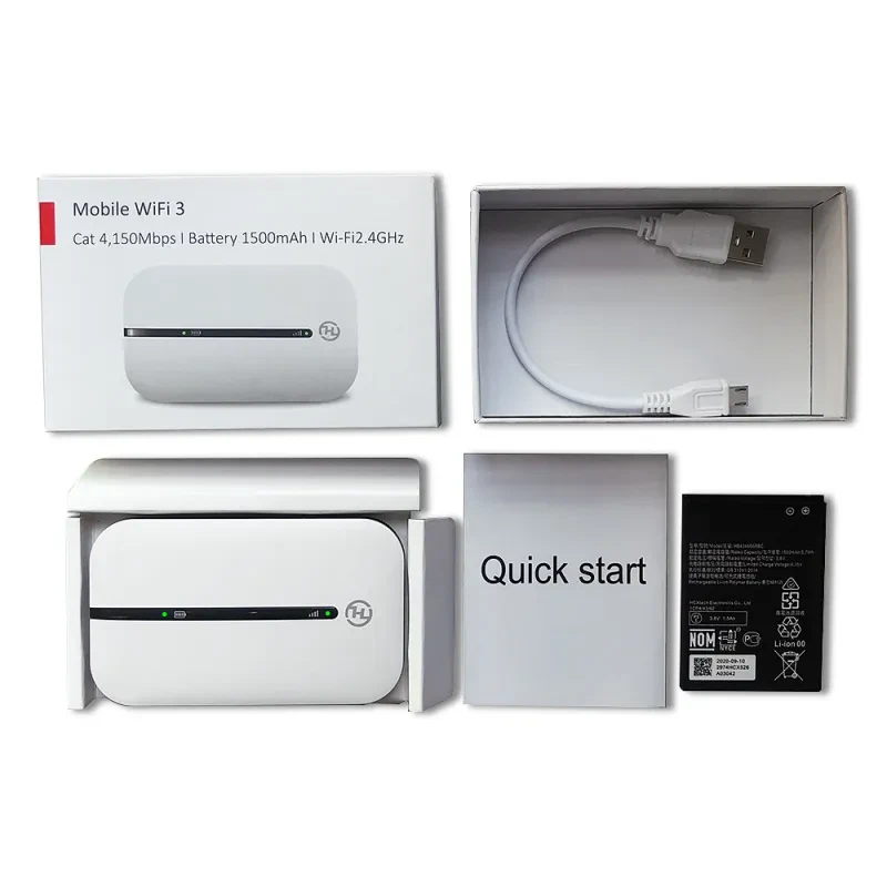 Unlocked 4G Wi-Fi Router with Battery – 150Mbps Portable Hotspot