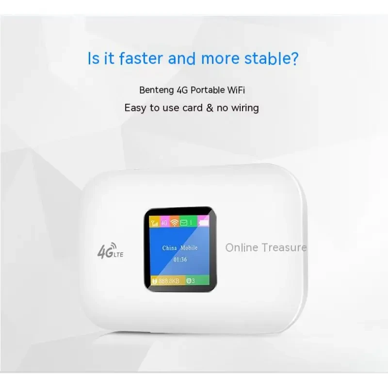 4G Portable WiFi Router – Vehicle-Mounted Mobile Network Hotspot