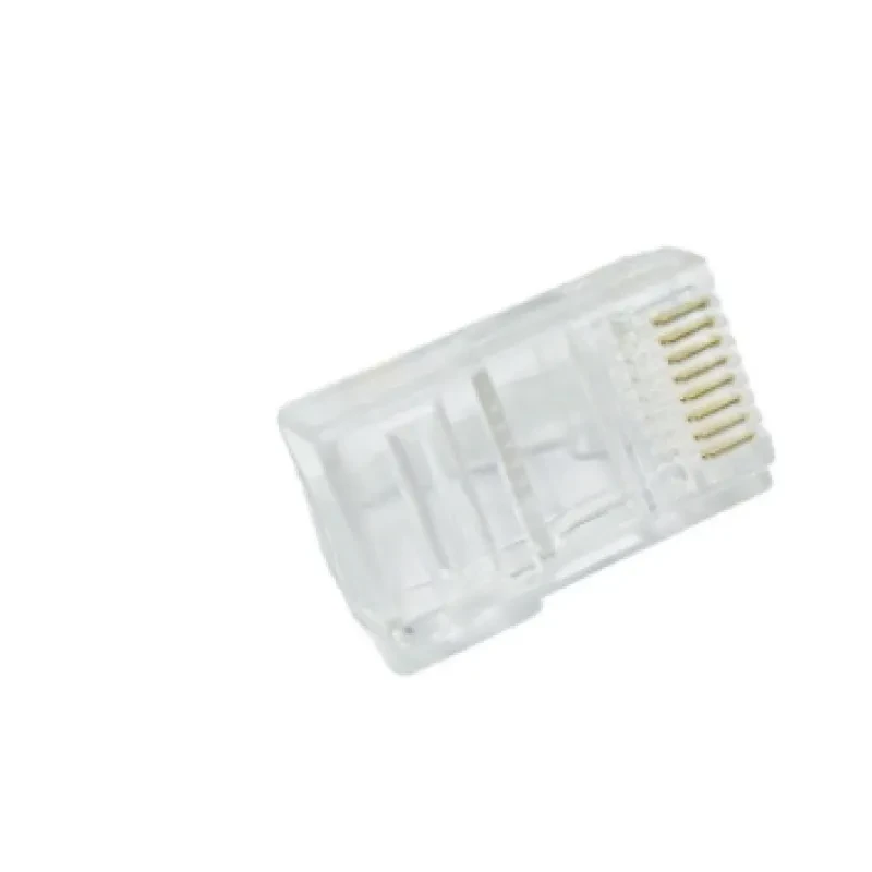 Gold-Plated Three-Fork Modular Plug