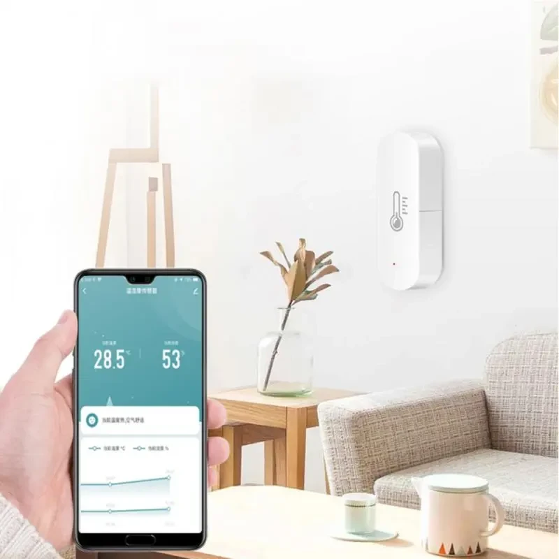 Smart WiFi Zigbee Hygrometer – App & Alexa Voice Control