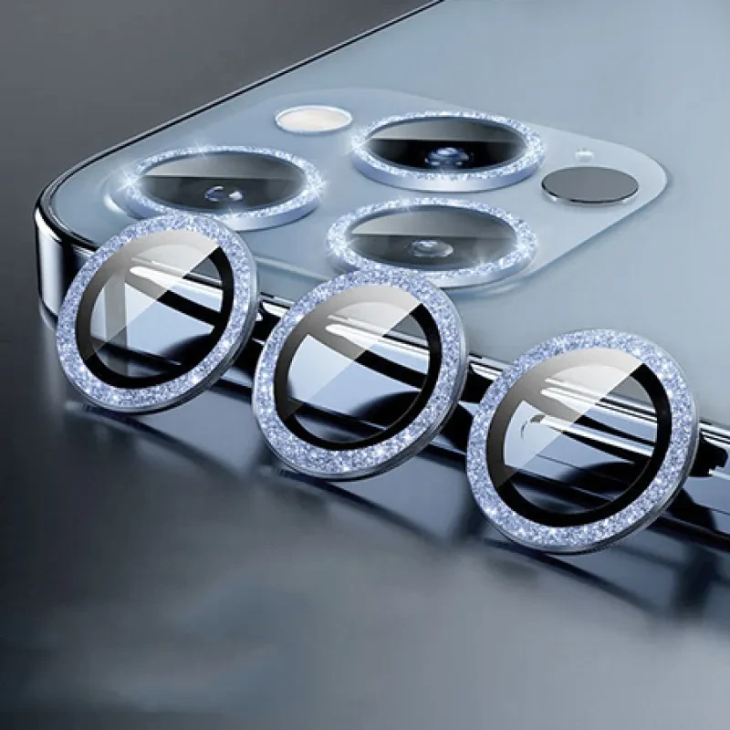 iPhone 16 Camera Lens Protector – Steel Ring + HD Scratch Shield