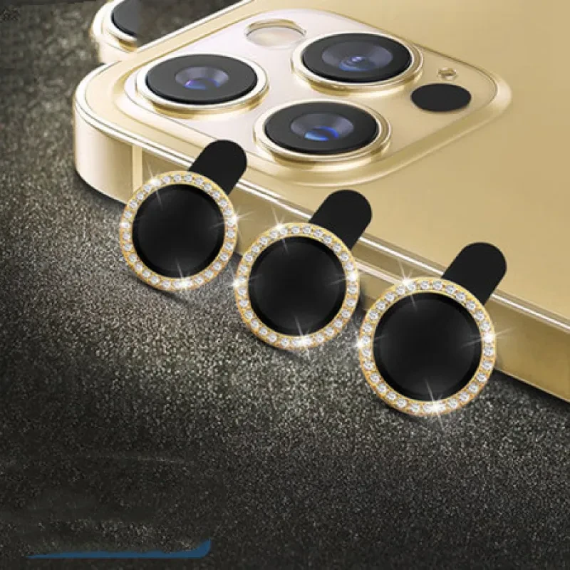 iPhone 16 Camera Lens Protector – Steel Ring + HD Scratch Shield
