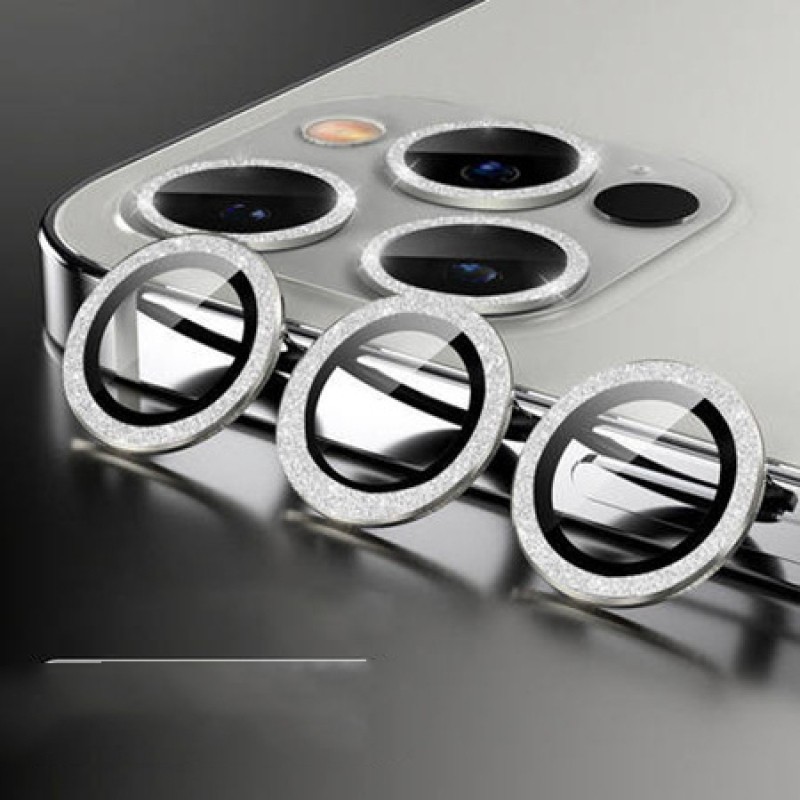 iPhone 16 Camera Lens Protector – Steel Ring + HD Scratch Shield