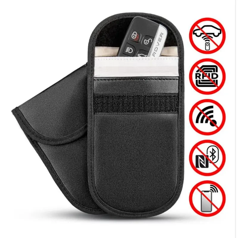 Faraday Key Signal Blocker RFID Locking Bag Anti Theft for Car Fob