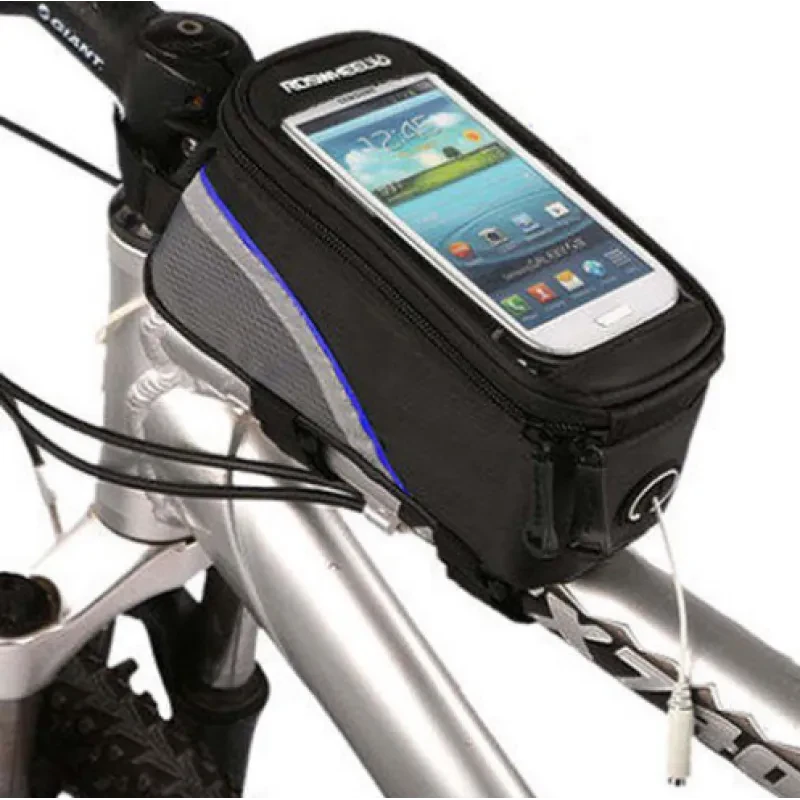 ROSWHEEL Bicycle Frame Phone Bag Holder for iPhone Waterproof Touch