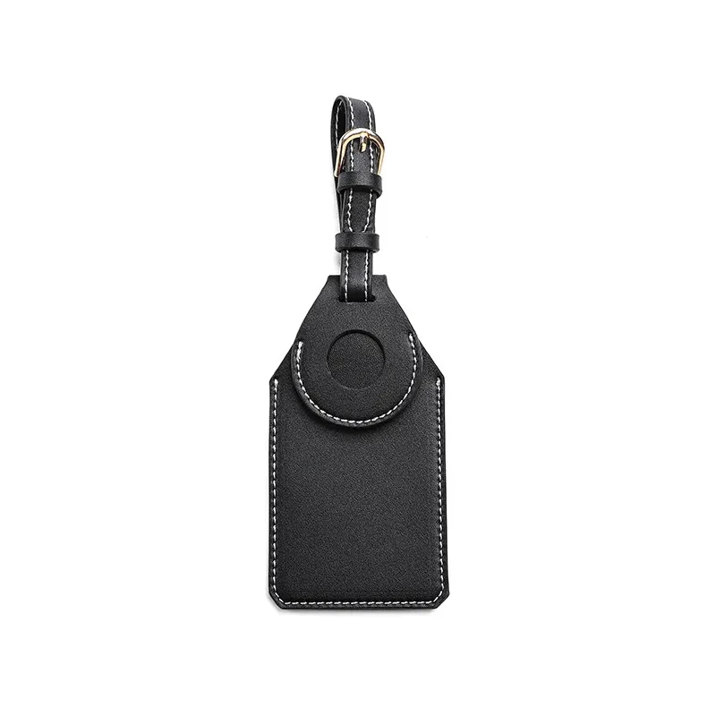 Luggage Tag Tracker Protective Cover PU PVC Travel Case Holder