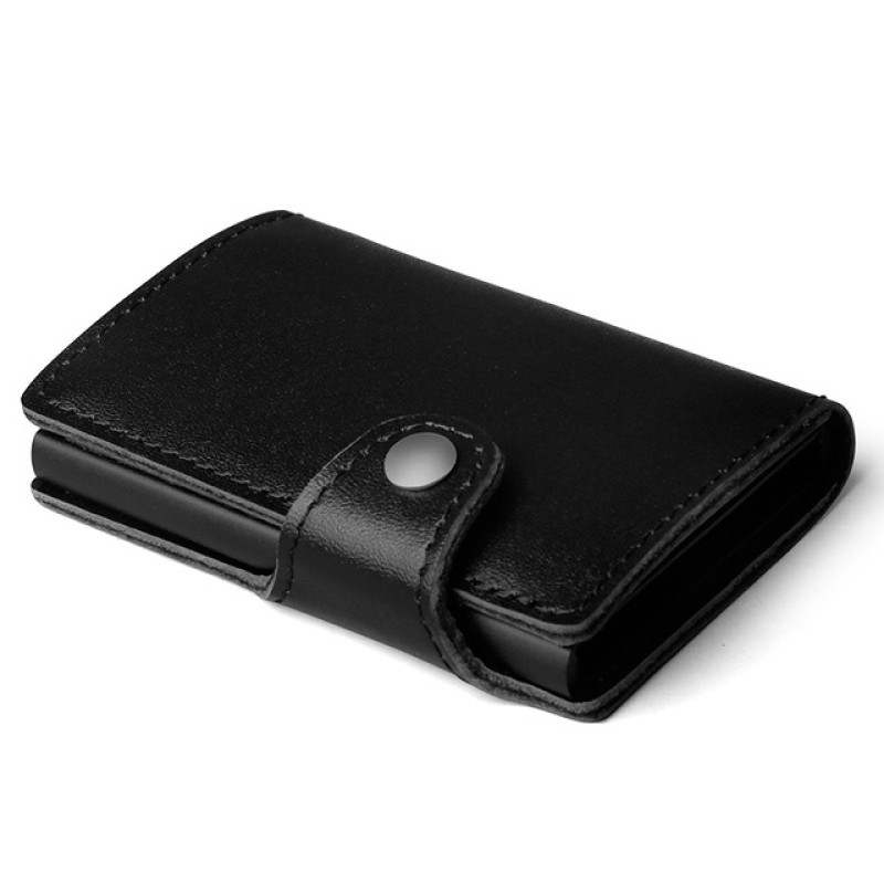Mini Magic RFID Wallet – Slim Leather Card & Coin Purse for Men