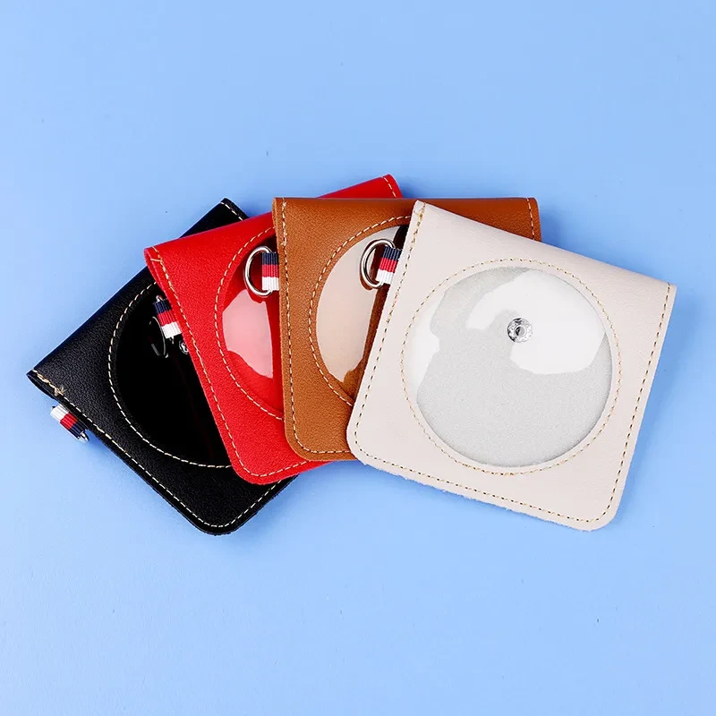 Leather Display Cable Storage Bag – Compact Earphone & Wire Organizer