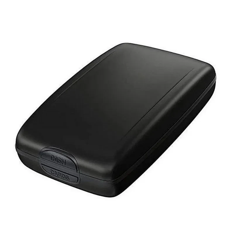 Mini Anti-Theft Metal Wallet – RFID Card Holder & Money Clip