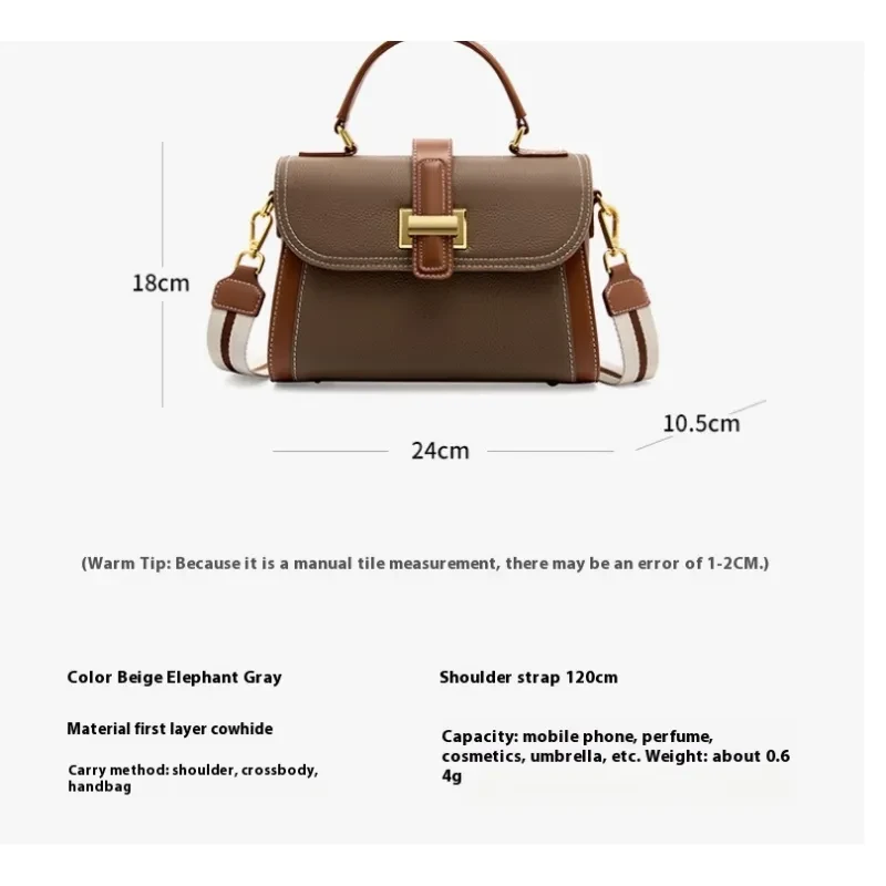 Stylish Genuine Leather Handbag for Women – Elegant & Versatile Bag