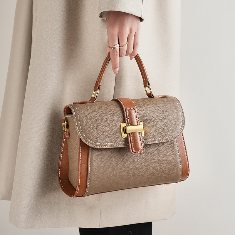 Stylish Genuine Leather Handbag for Women – Elegant & Versatile Bag