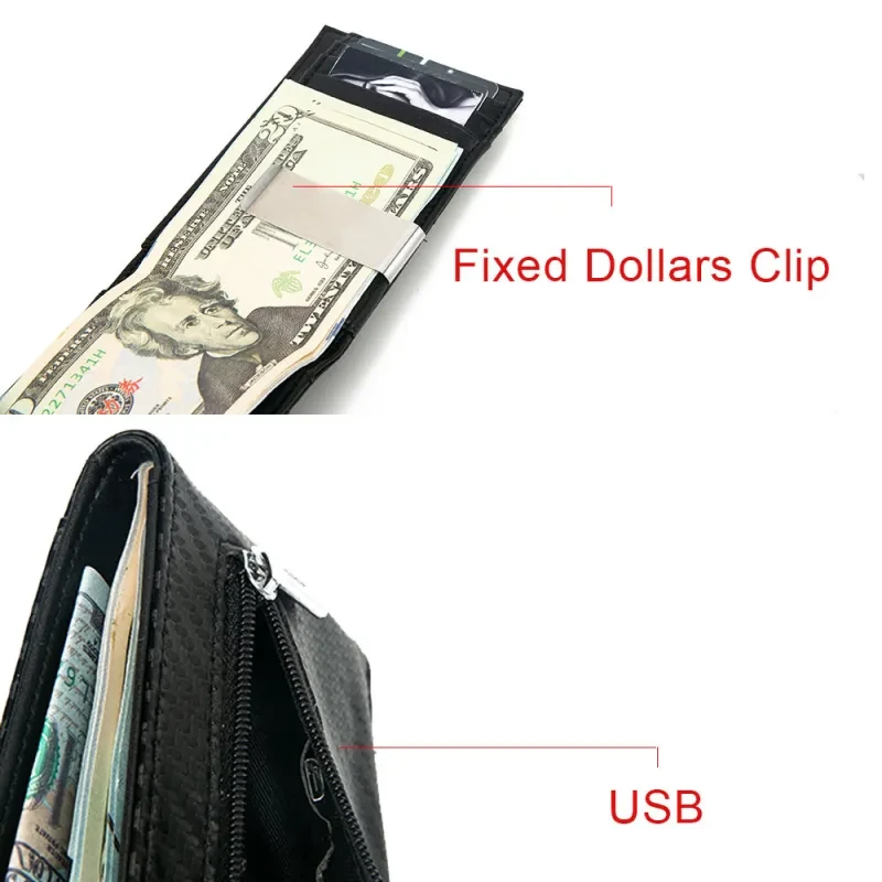 Bluetooth Anti-Lost Leather Wallet – Smart Anti-Theft Card Holder