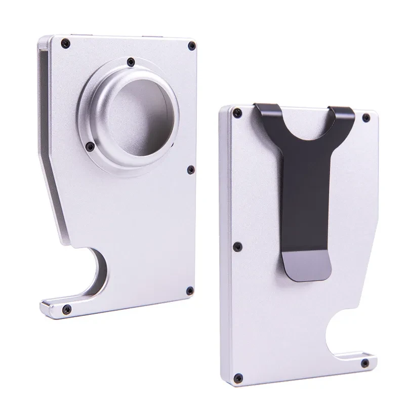 RFID Anti-Theft Metal Card Holder – AirTag Slot & Tracker Ready