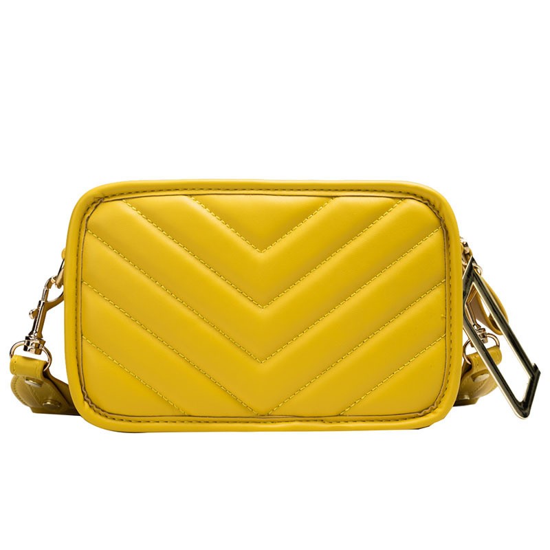 Lingge Rhombus Small Bag – Women’s Fashion PU Messenger Bag