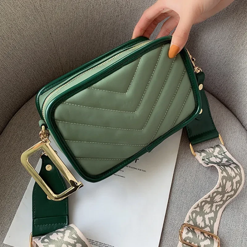 Lingge Rhombus Small Bag – Women’s Fashion PU Messenger Bag